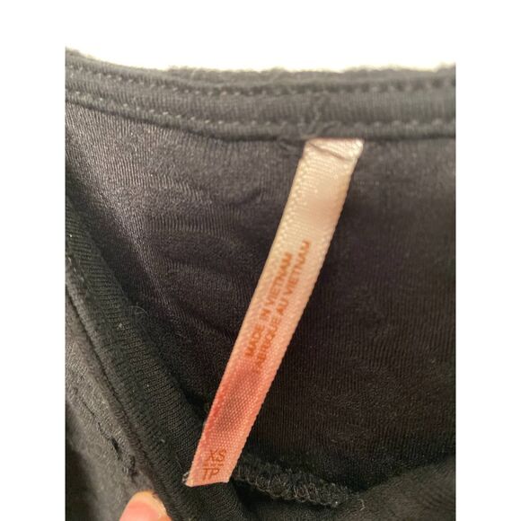 Free People textured Tank Mini Dress ruched crinkle bodycon Black XS Homecoming - Picture 4 of 4